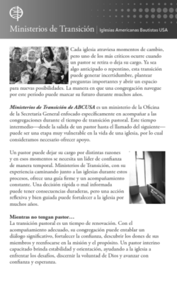 Ministerios de Transición (En Español, grayscale)